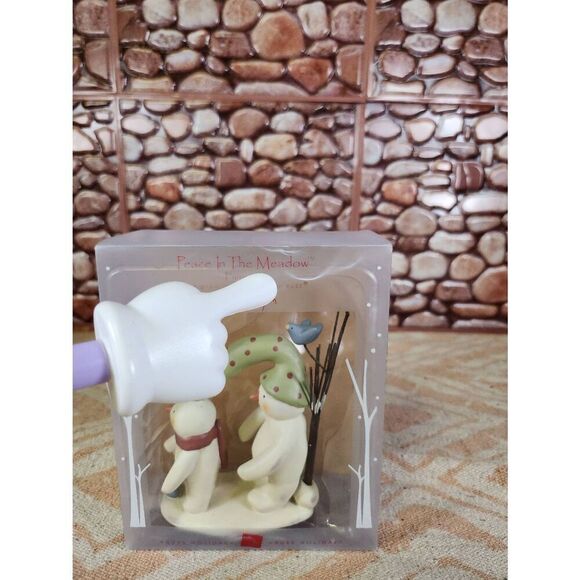 Russ Bonny Lynn Peace In The Meadow Snowman Figurine - Picture 6 of 8